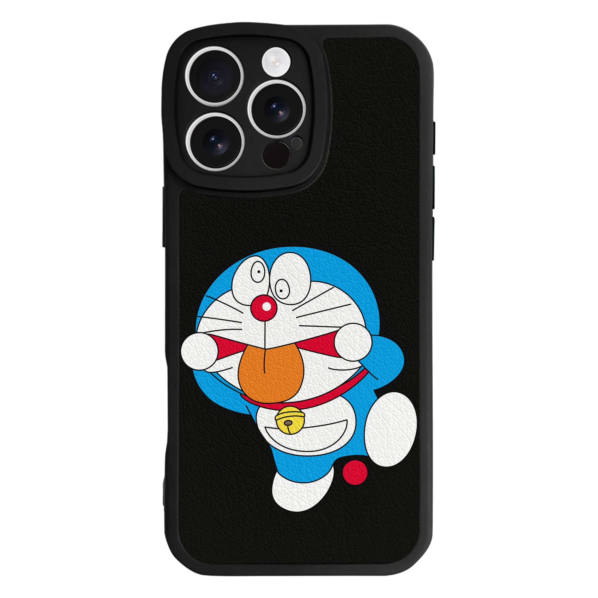 （画像用） ドラえもん Doraemon 【iPhone 16シリーズ対応】シリコンスマホケース（レザー調） 材質：シリコン